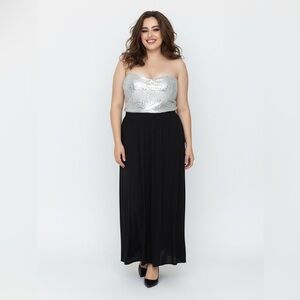 Coin1804 Chic Black Maxi Skirt